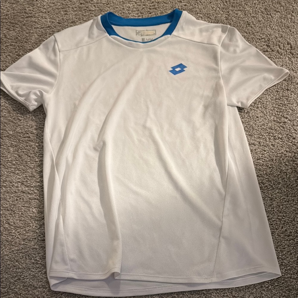 Lotto White and Blue Men's Shirt